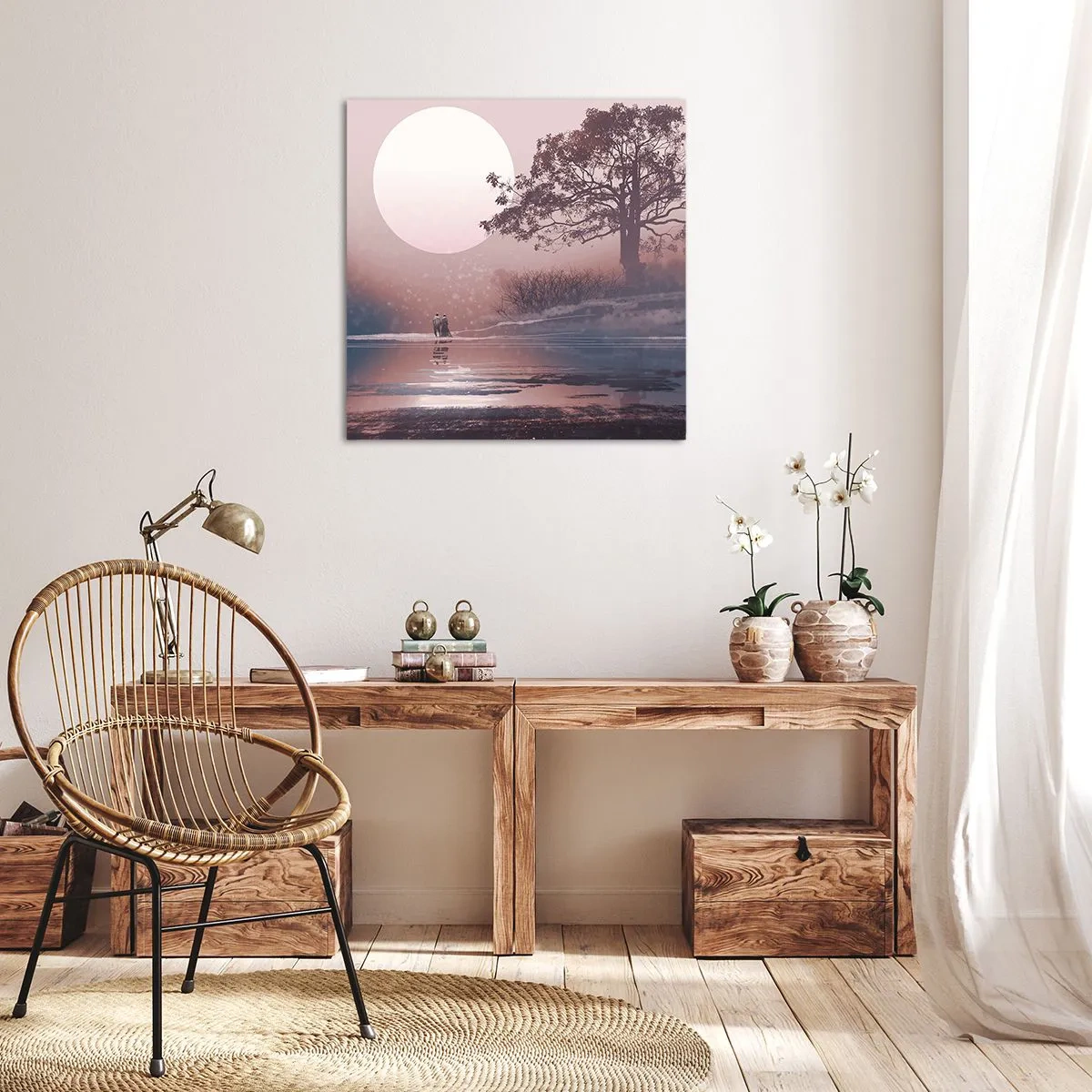 Obraz na plátne - Nočné zázraky - 50x50 cm