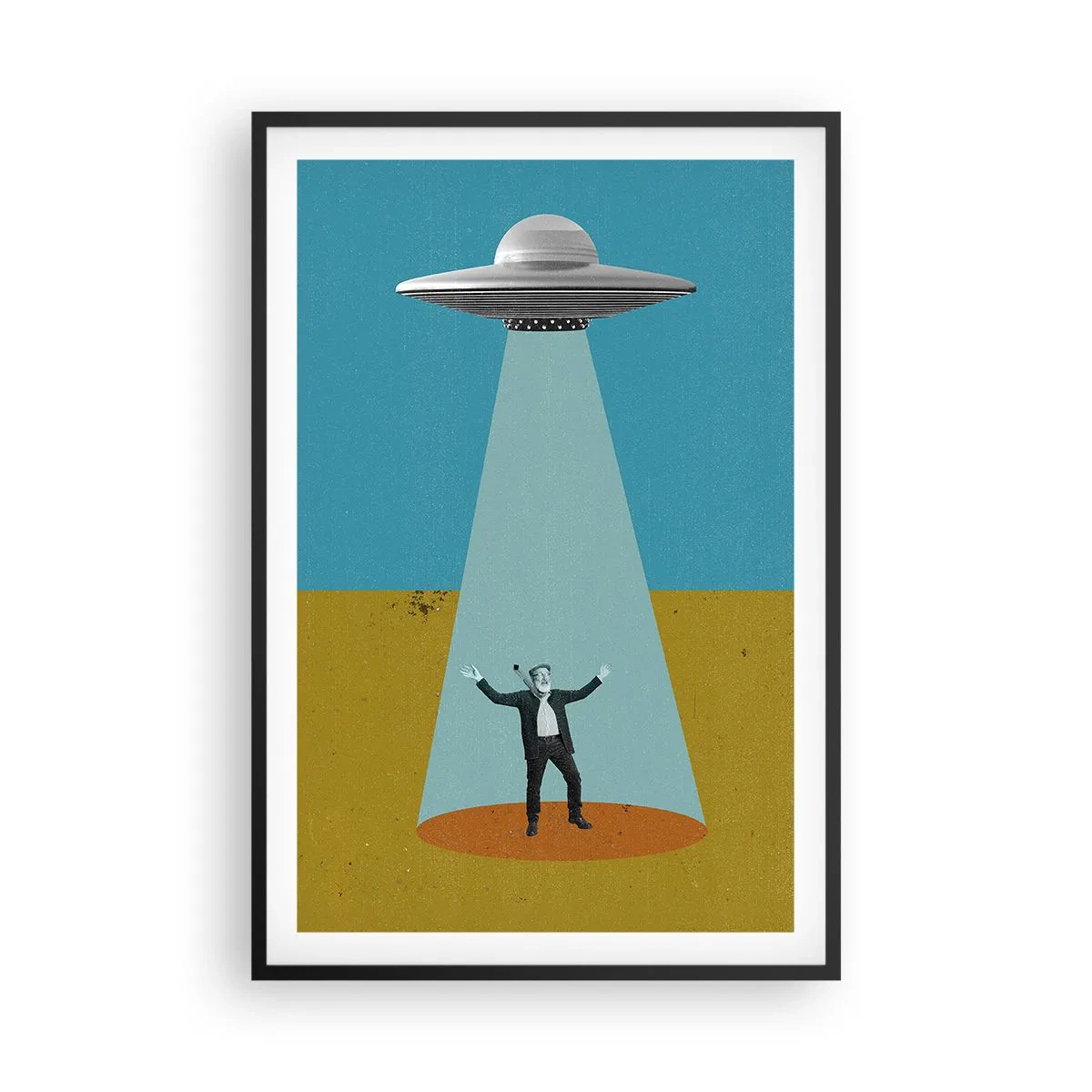 Plagát v čiernom ráme - Blízke stretnutie - 61x91 cm