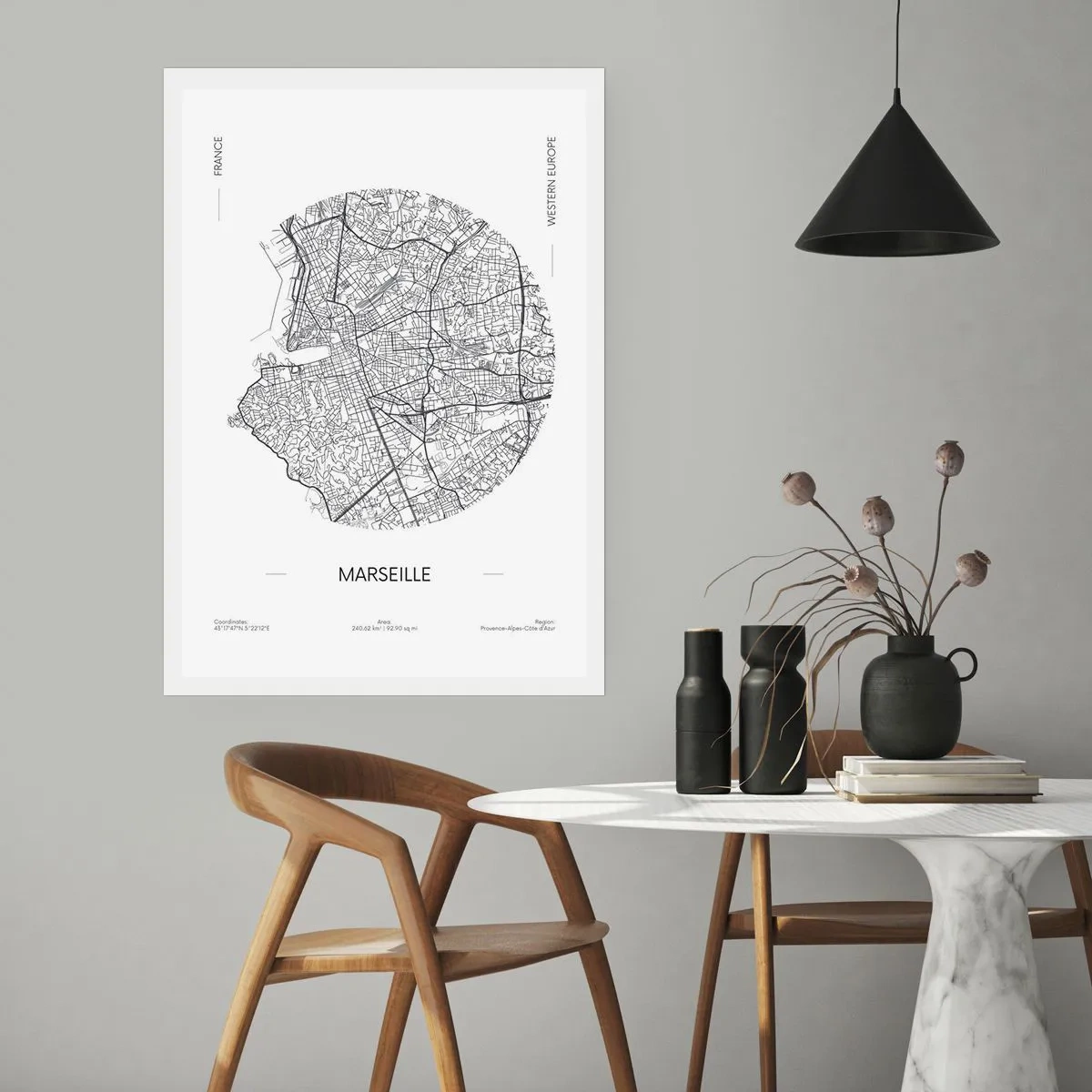 Plagát - Anatómia Marseille - 61x91 cm