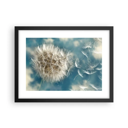 Plagát v čiernom ráme - Dych anjela - 40x30 cm