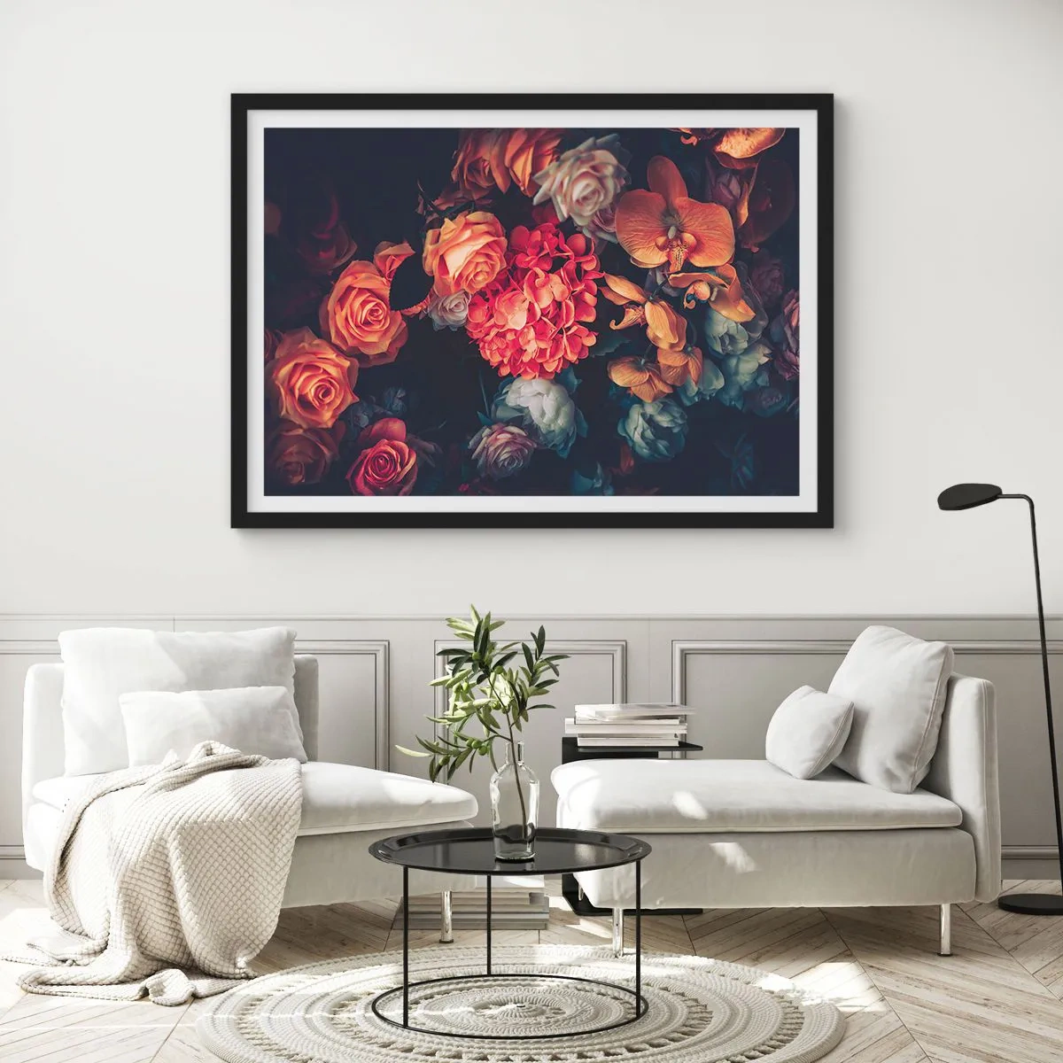 Plagát v čiernom ráme - Ako u holandských majstrov - 70x50 cm