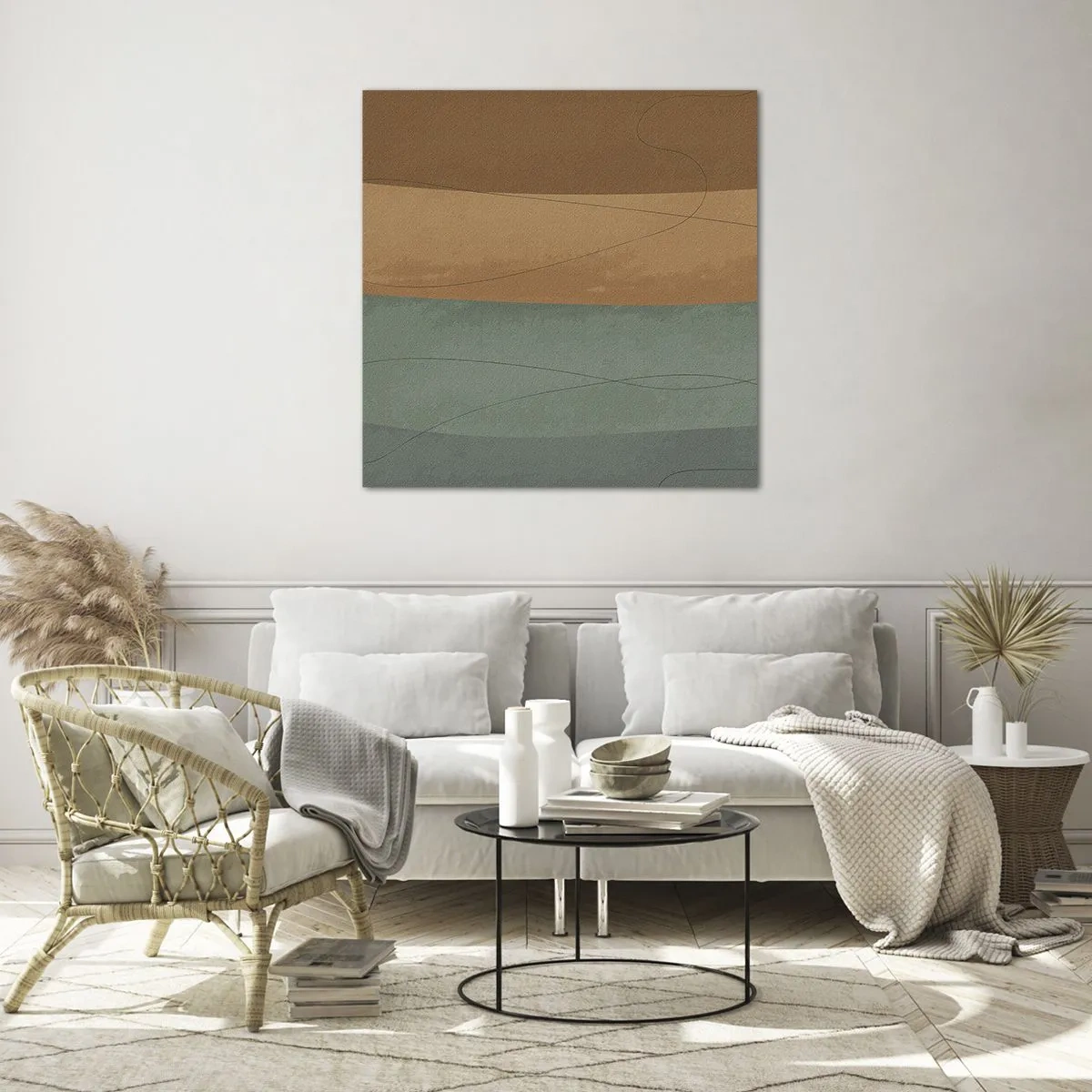 Obraz na skle - Horizontálna kompozícia - 50x50 cm