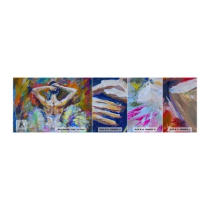 Vzorka Fototapeta Standard Eco - To môže byť všetko - Balerína, Tancujte, balet - 100x30 cm