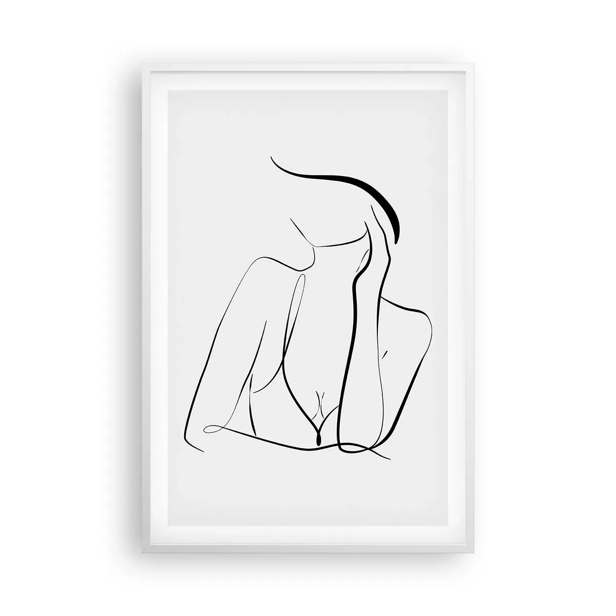 Plagát v bielom ráme - Na vlne snov - 61x91 cm