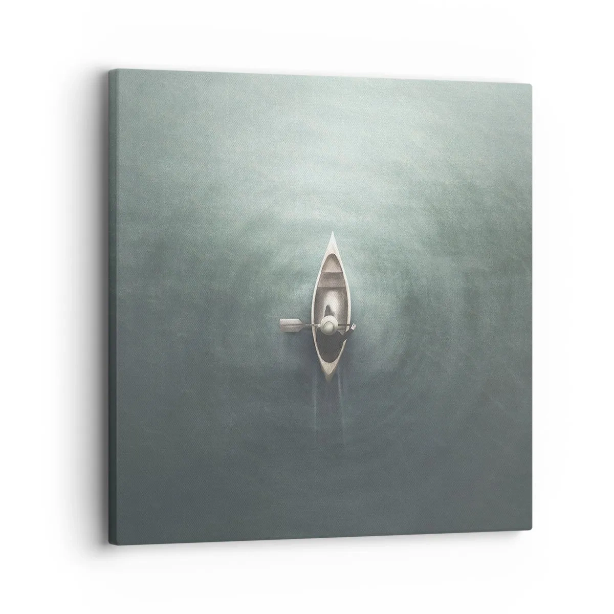 Obraz na plátne - Cez mesačné jazero - 30x30 cm