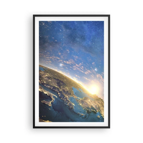 Plagát v čiernom ráme - Pozrime sa na seba s odstupom - 61x91 cm