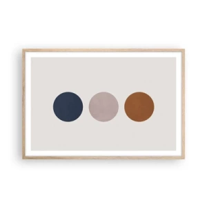 Plagát v ráme zo svetlého duba - Symbol dokonalosti - 91x61 cm