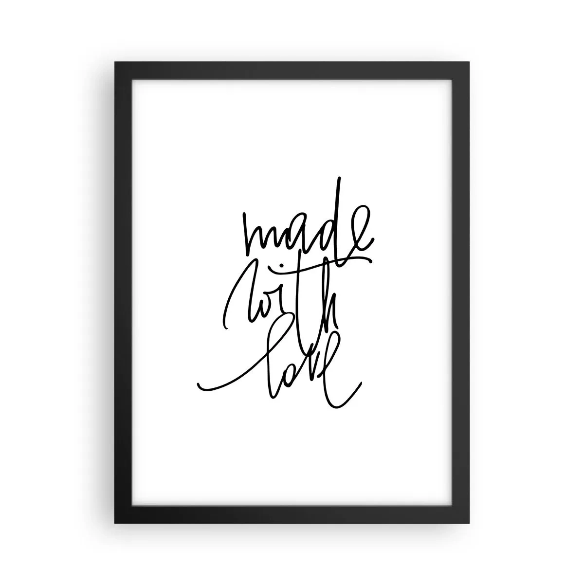 Plagát v čiernom ráme - Najlepšia značka - 30x40 cm