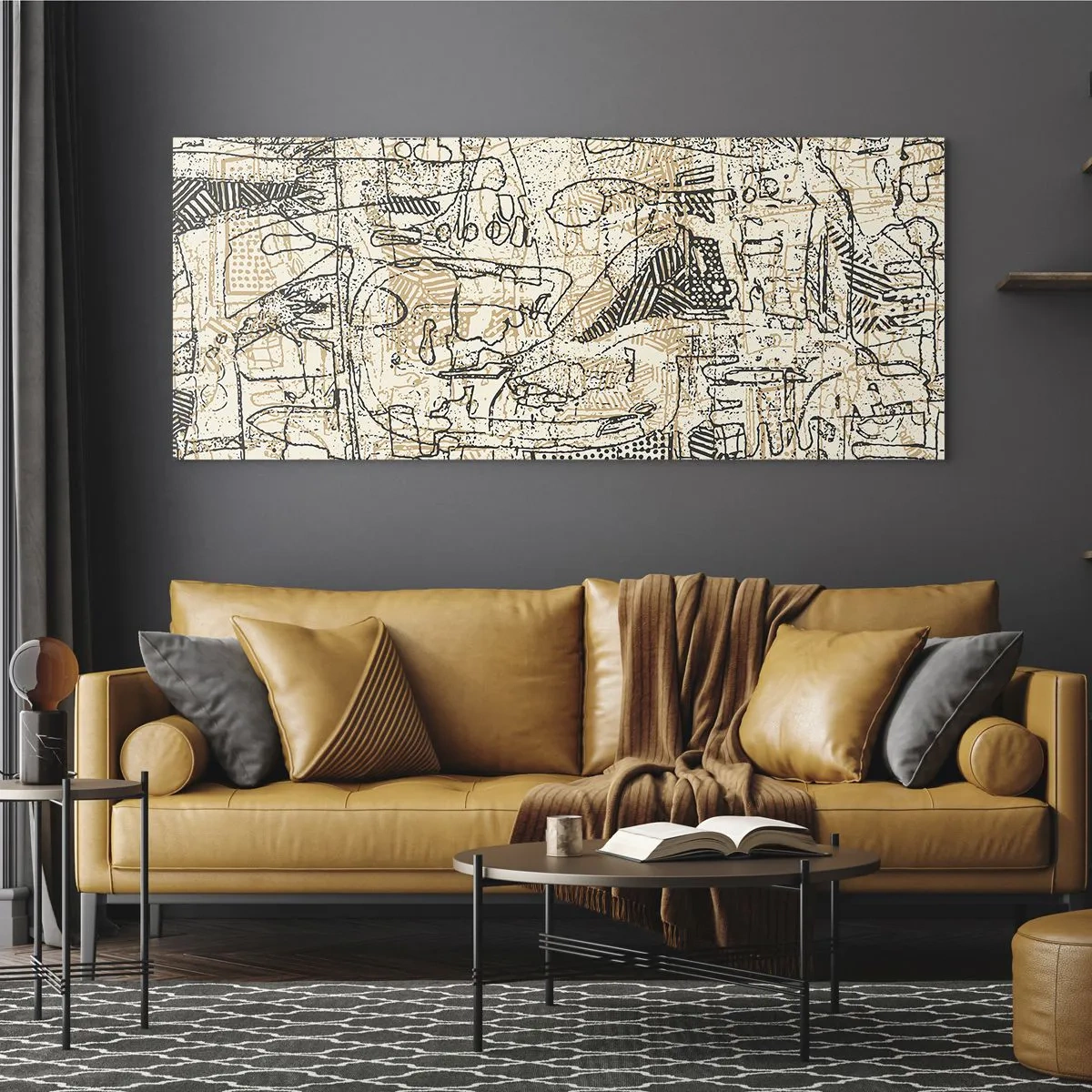 Obraz na skle - Čaká na rozlúštenie - 120x50 cm