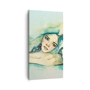Obraz na plátne - Am I blue? - 55x100 cm