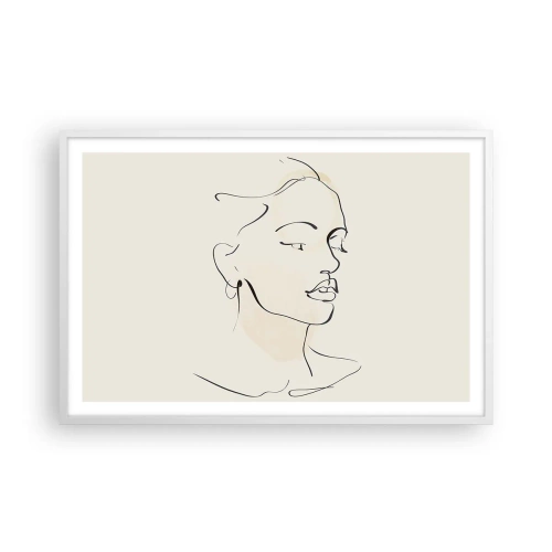 Plagát v bielom ráme - Výrazným ťahom - 91x61 cm