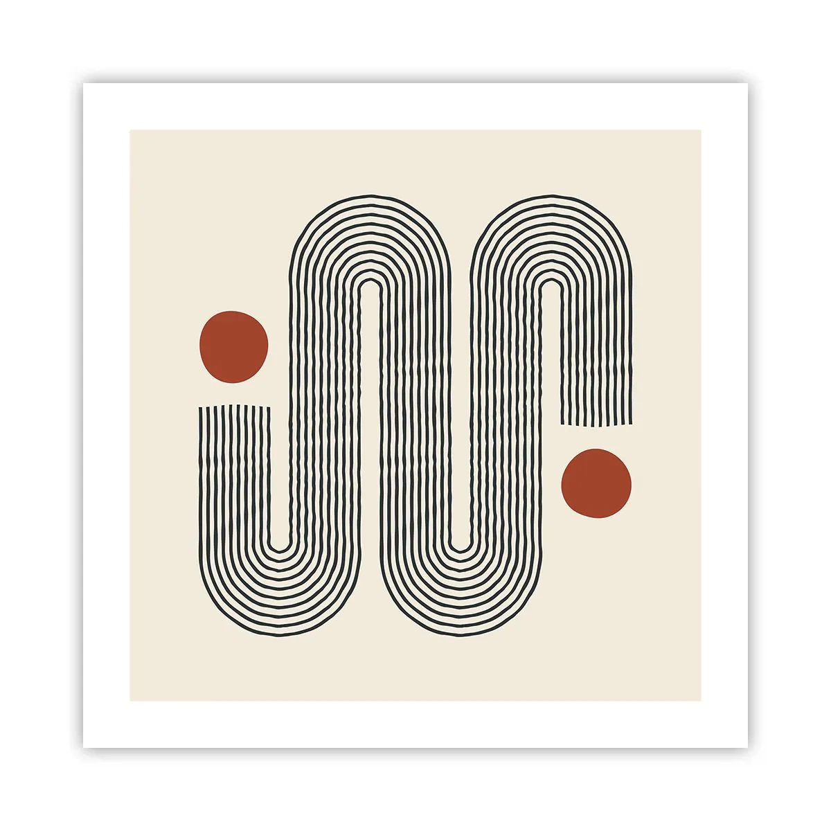 Plagát - Od začiatku do konca - 50x50 cm