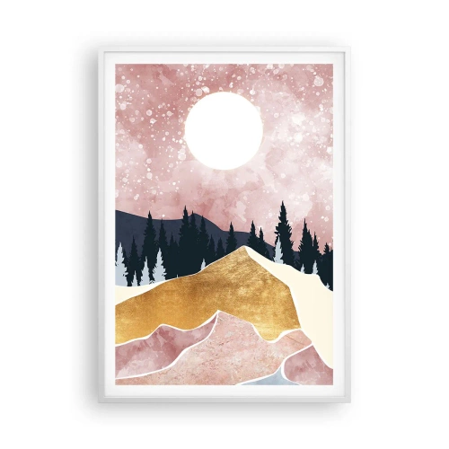 Plagát v bielom ráme - Nočná hliadka - 70x100 cm