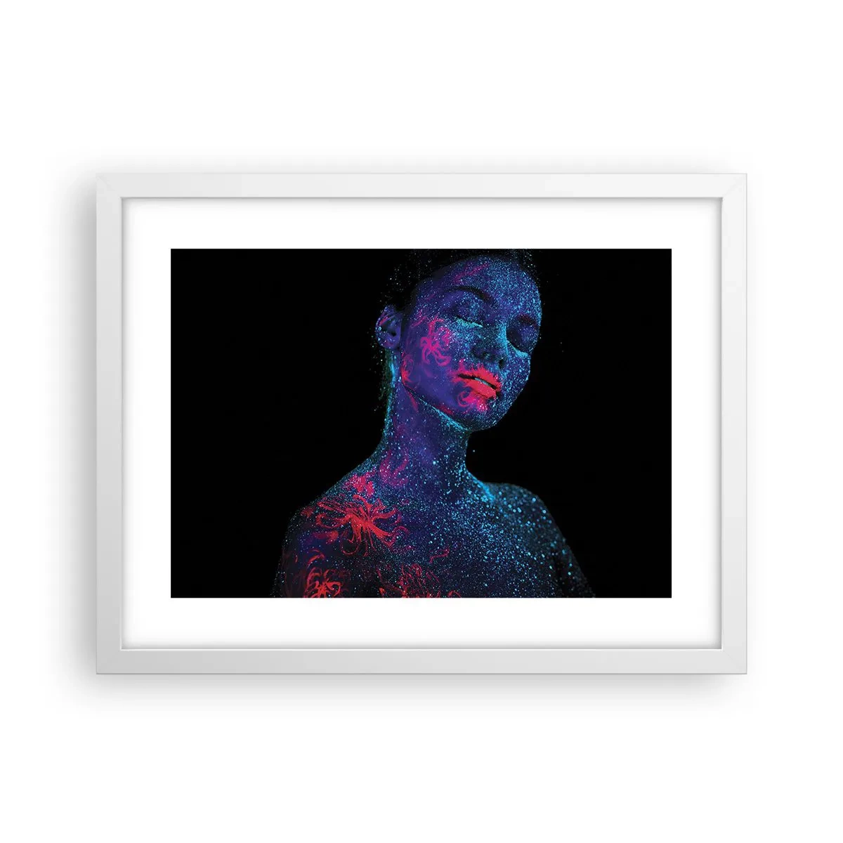 Plagát v bielom ráme - V hviezdnom prachu - 40x30 cm