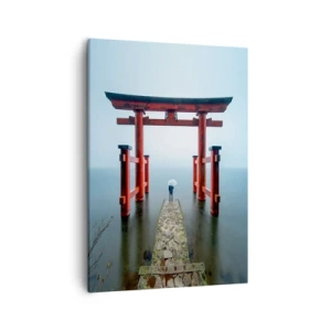 Obraz na plátne - Japonské zamyslenie - 50x70 cm