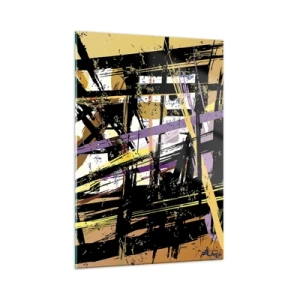 Obraz na skle - Ostrý rez - 50x70 cm