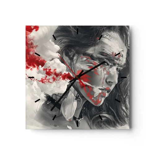 Nástenné hodiny - V škárach absurdity - 30x30 cm