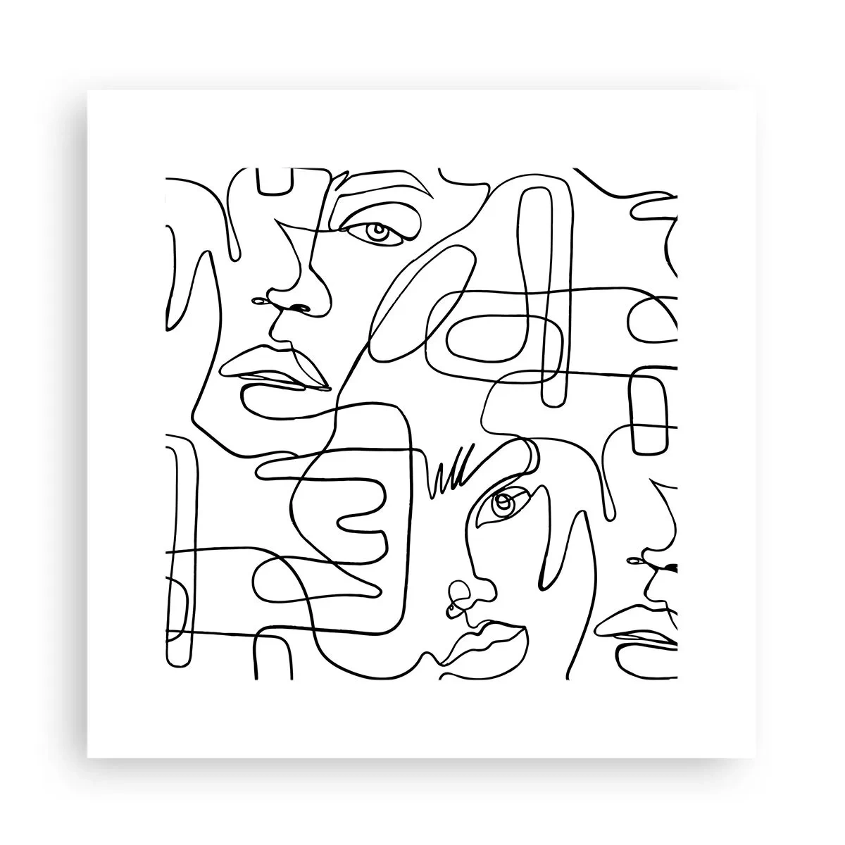 Plagát - V spletených emóciách - 30x30 cm