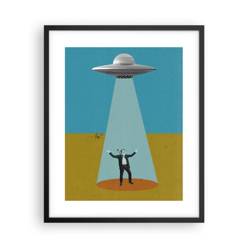 Plagát v čiernom ráme - Blízke stretnutie - 40x50 cm