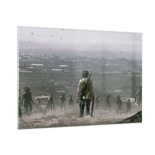 Obraz na skle - Posledný spravodlivý? - 100x70 cm