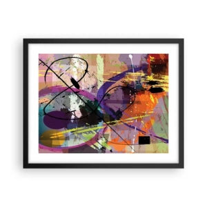 Plagát v čiernom ráme - Možno priamo alebo okolo - 50x40 cm