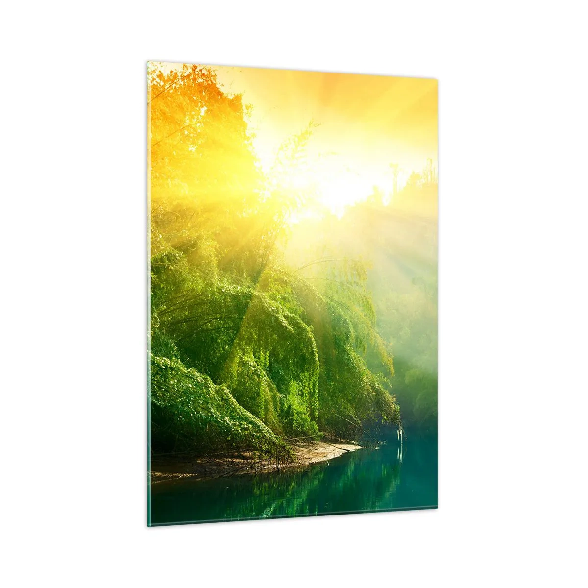 Obraz na skle - Utopiť sa v slnku a v tieni - 50x70 cm