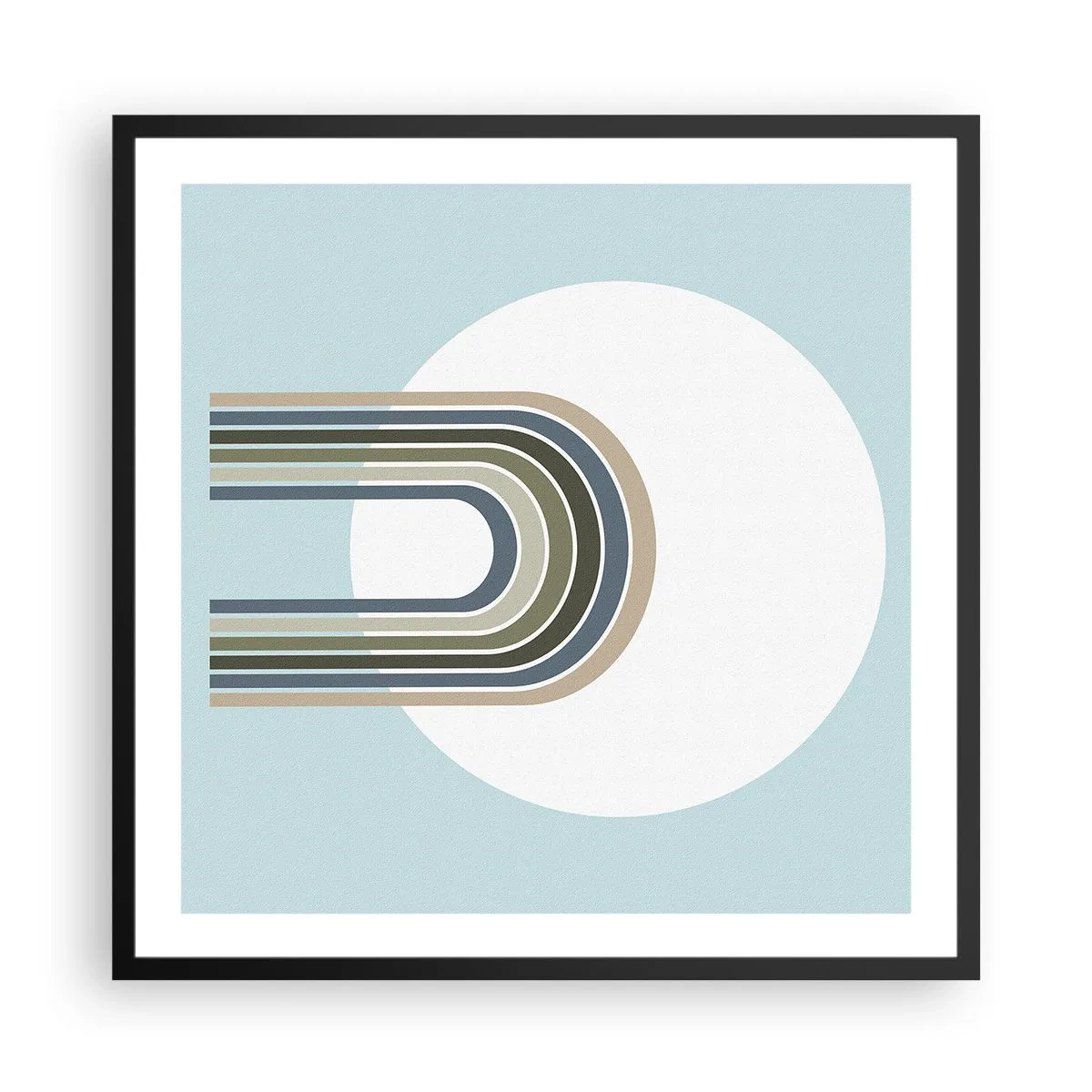 Plagát v čiernom ráme - Neodolateľná príťažlivosť - 60x60 cm