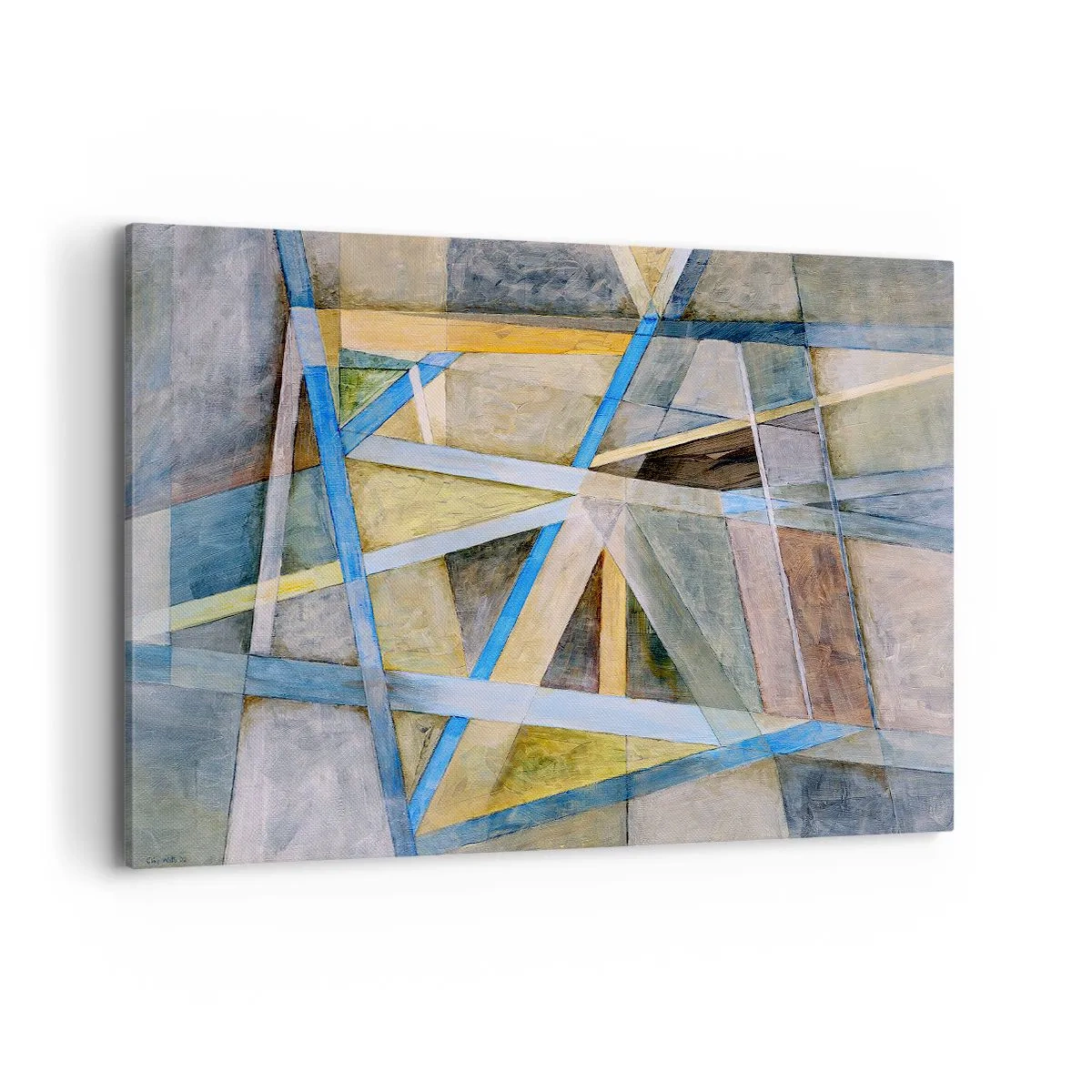 Obraz na plátne - Priamo alebo diagonálne? - 120x80 cm