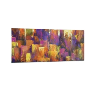 Obraz na skle - Metropolitná kompozícia - 100x40 cm