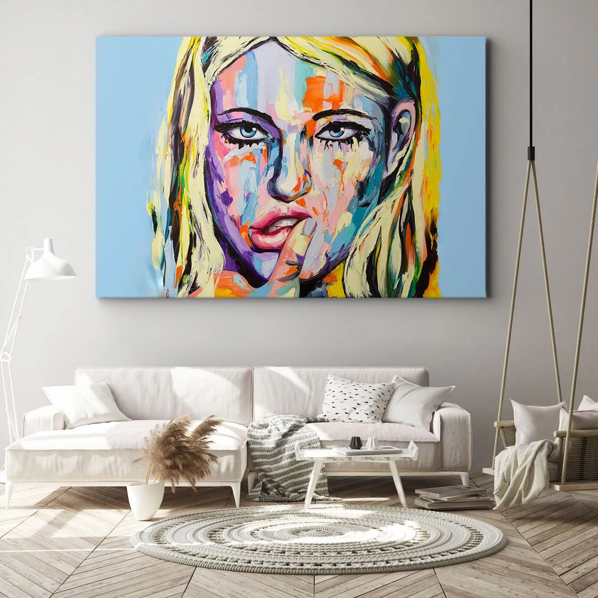 Obraz na plátne - Pozri sa jej priamo do očí - 120x80 cm