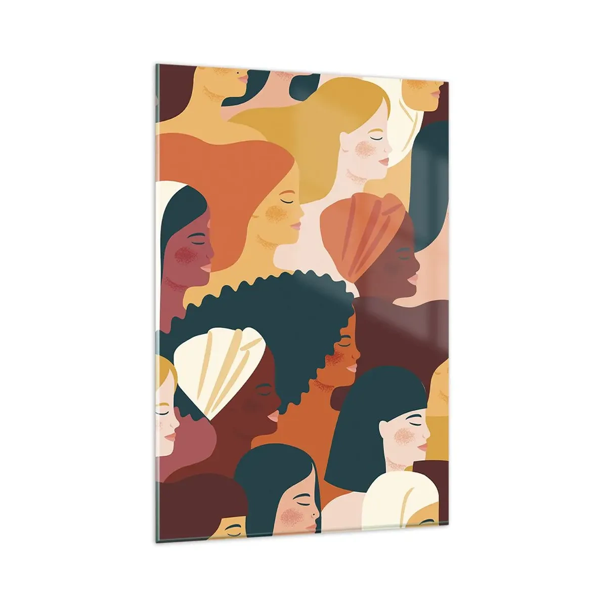 Obraz na skle - Iba ženskosť - 80x120 cm