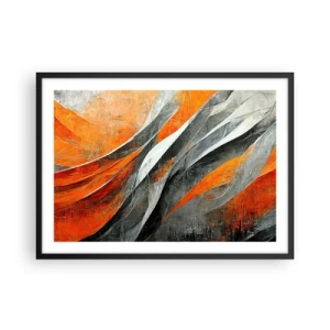 Plagát v čiernom ráme - Žiar a chlad - 70x50 cm