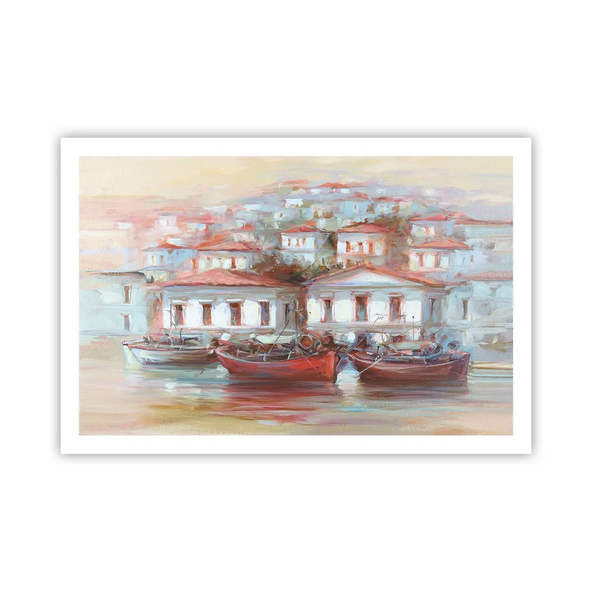 Plagát - Šťastné mestečko - 91x61 cm