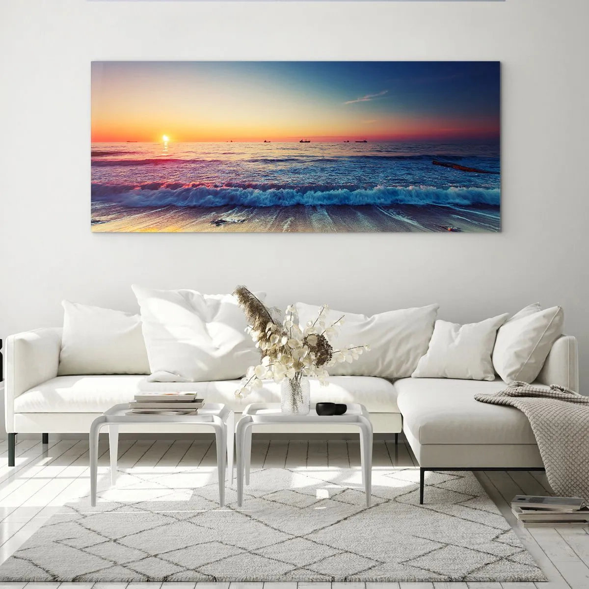 Obraz na skle - Čo je za obzorom? - 120x50 cm