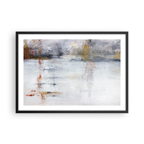 Plagát v čiernom ráme - Za závojom vzduchu - 70x50 cm