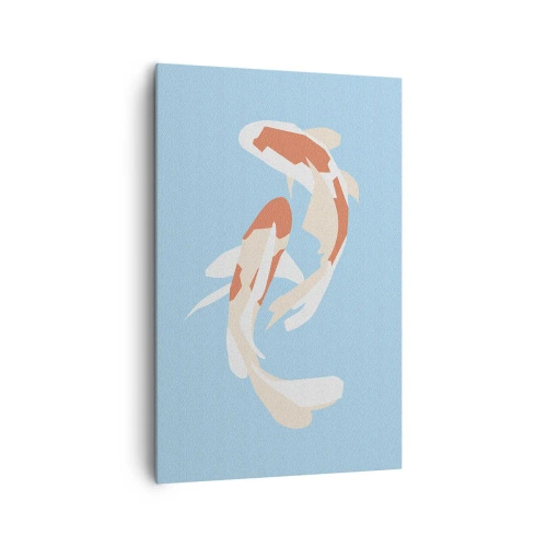 Obraz na plátne - Spontánne synchronizované plávanie - 80x120 cm