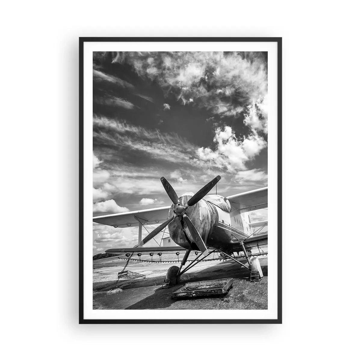 Plagát v čiernom ráme - Nemôžem sa toho dočkať! - 70x100 cm