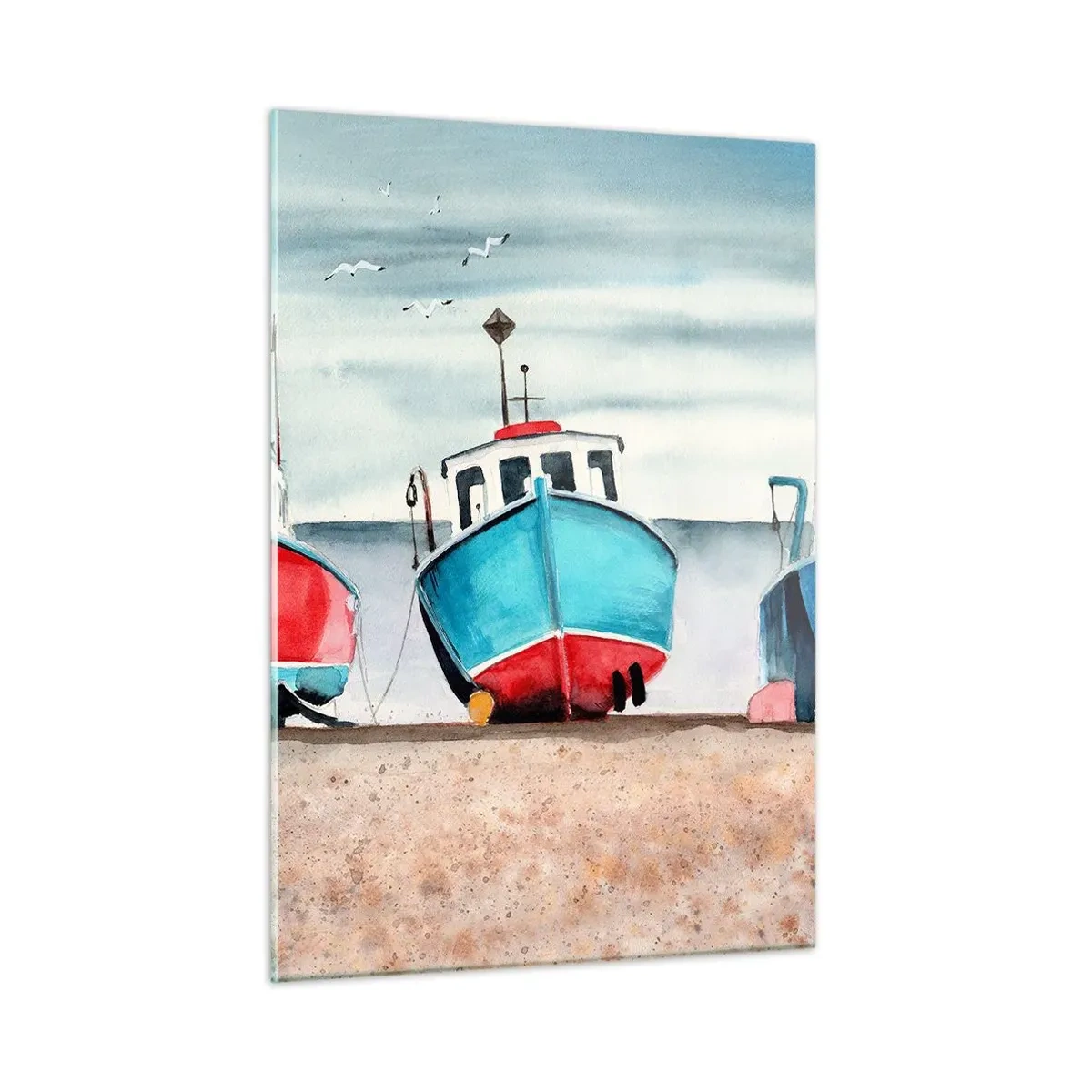Obraz na skle - Pripravené na úlovok - 50x70 cm