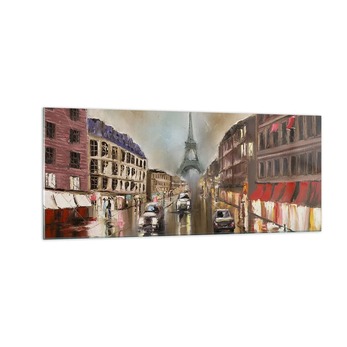 Obraz na skle - Počíta sa iba ona - 100x40 cm