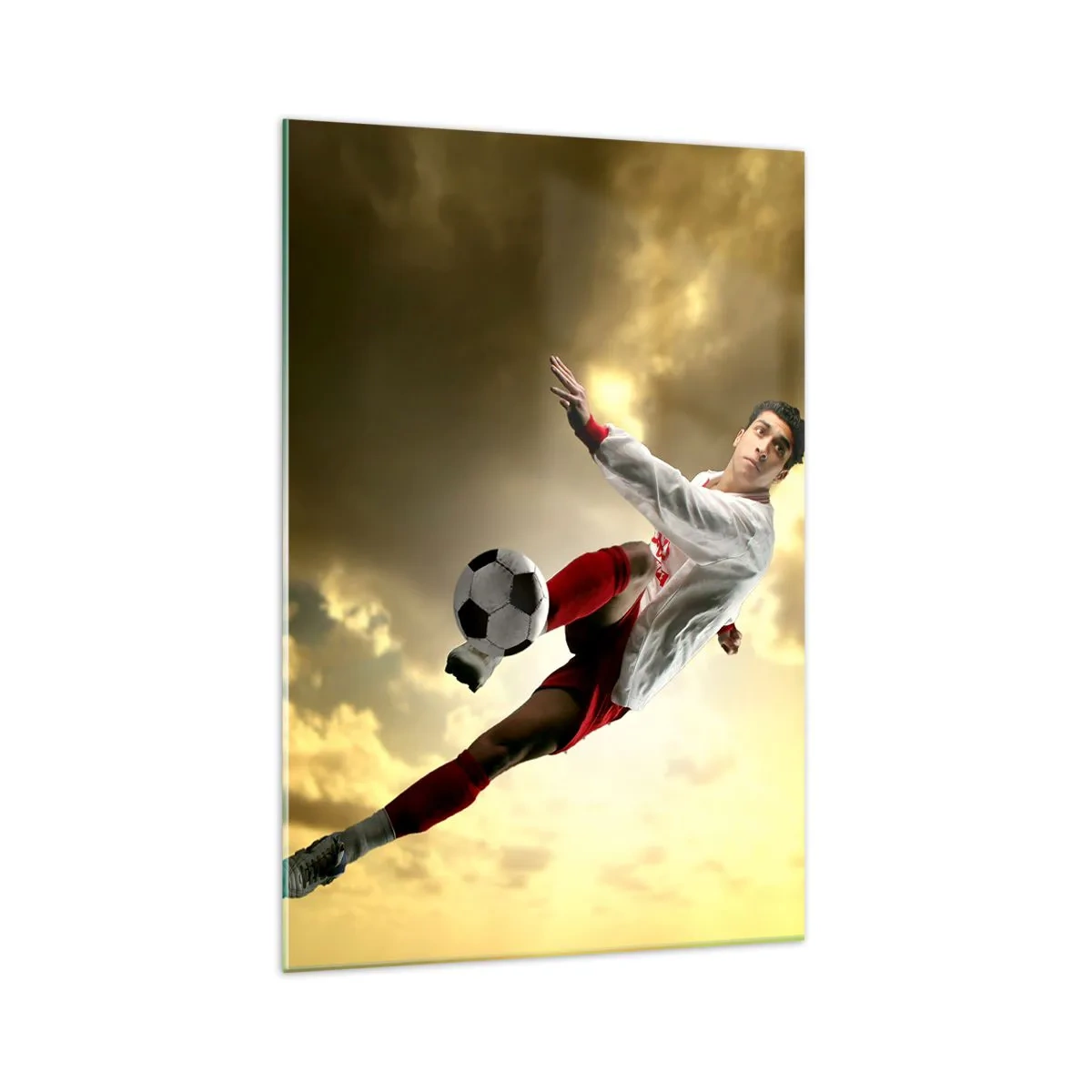 Obraz na skle - Futbalové nebo - 70x100 cm