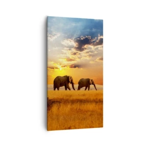 Obraz na plátne - Rodinná prechádzka - 55x100 cm