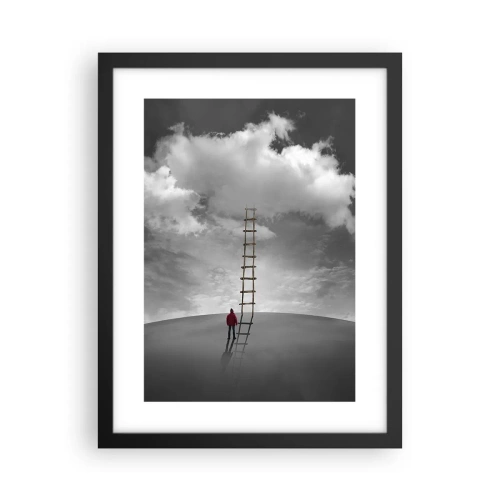 Plagát v čiernom ráme - Všetko je možné - 30x40 cm