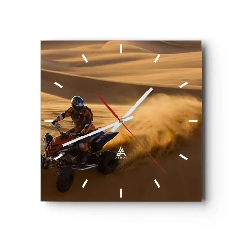 Nástenné hodiny - Na vlnách piesku - 30x30 cm