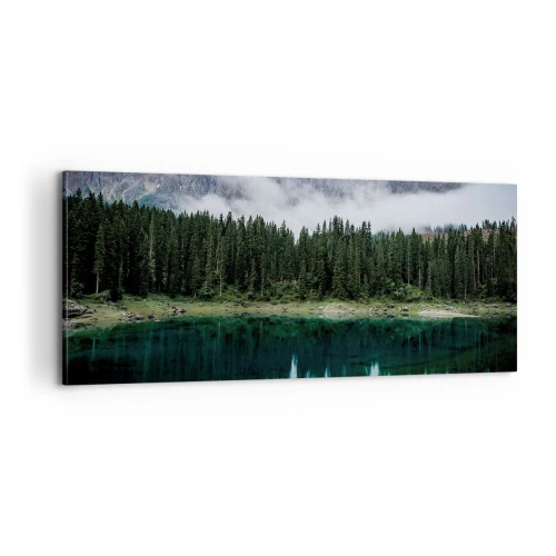 Obraz na plátne - Ticho, ticho, neprebuďme spiacu vodu…. - 100x40 cm