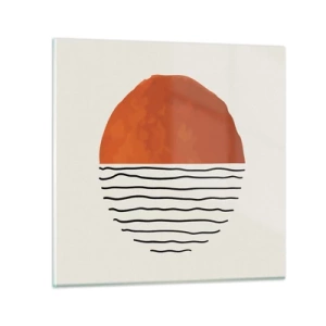 Obraz na skle - V japonskej atmosfére - 70x70 cm