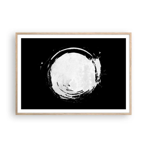 Plagát v ráme zo svetlého duba - Správne riešenie - 100x70 cm