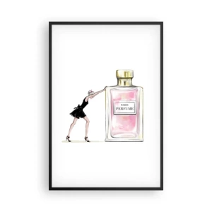 Plagát v čiernom ráme - Podstata ženskosti - 61x91 cm