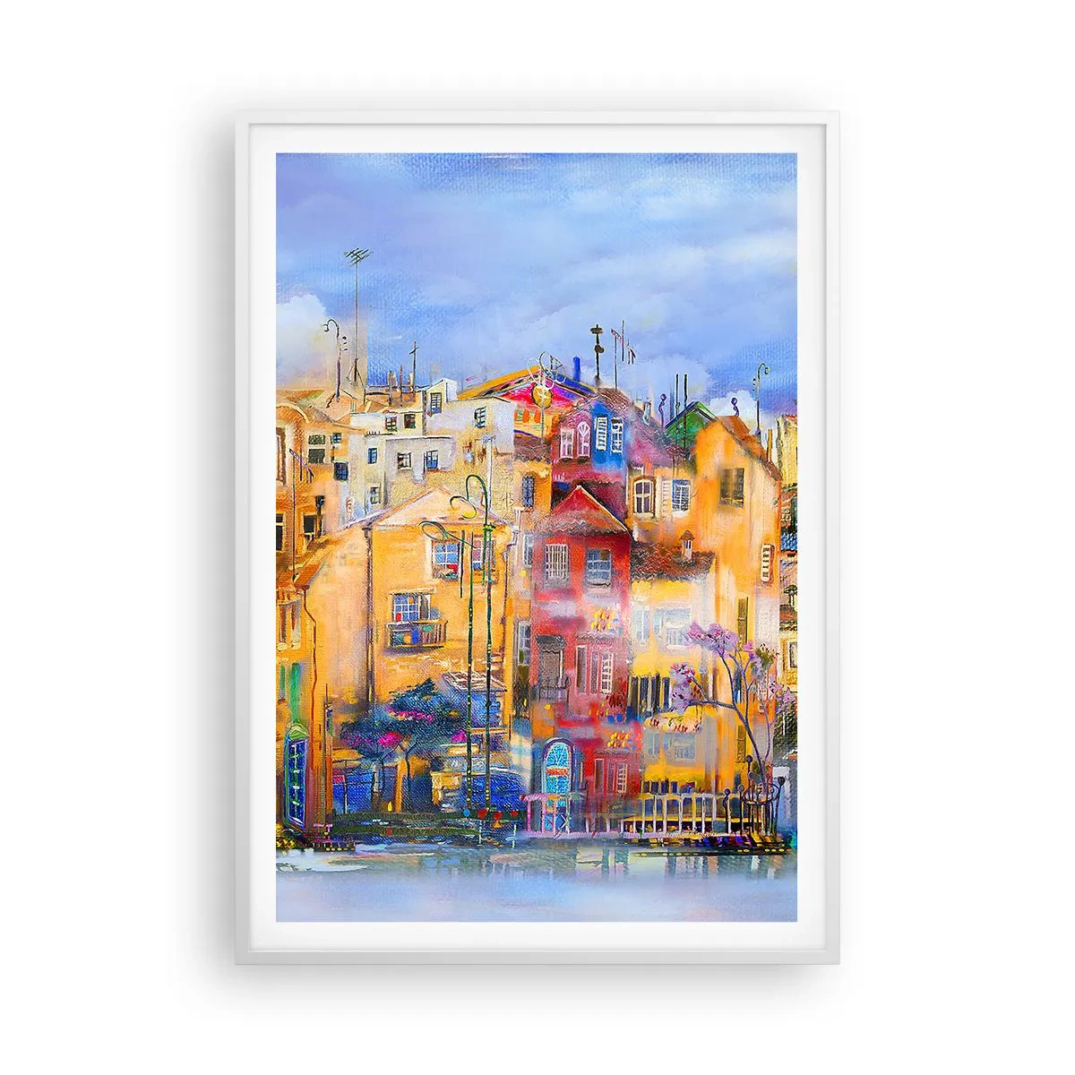 Plagát v bielom ráme - Sme spolu - 70x100 cm