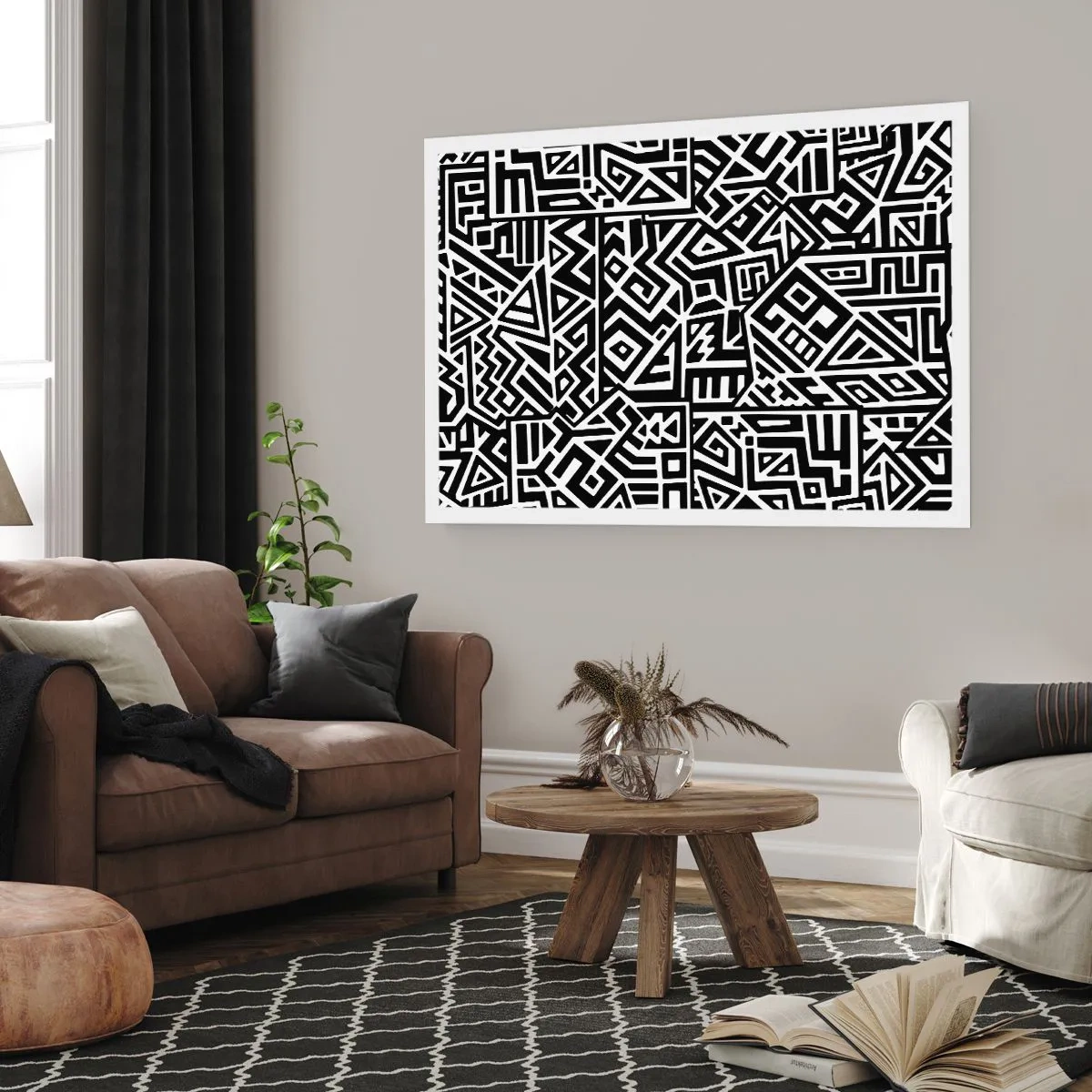 Plagát - Predkolumbovská kompozícia - 50x40 cm