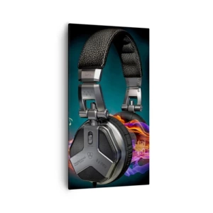 Obraz na plátne - V ohni hudby - 55x100 cm